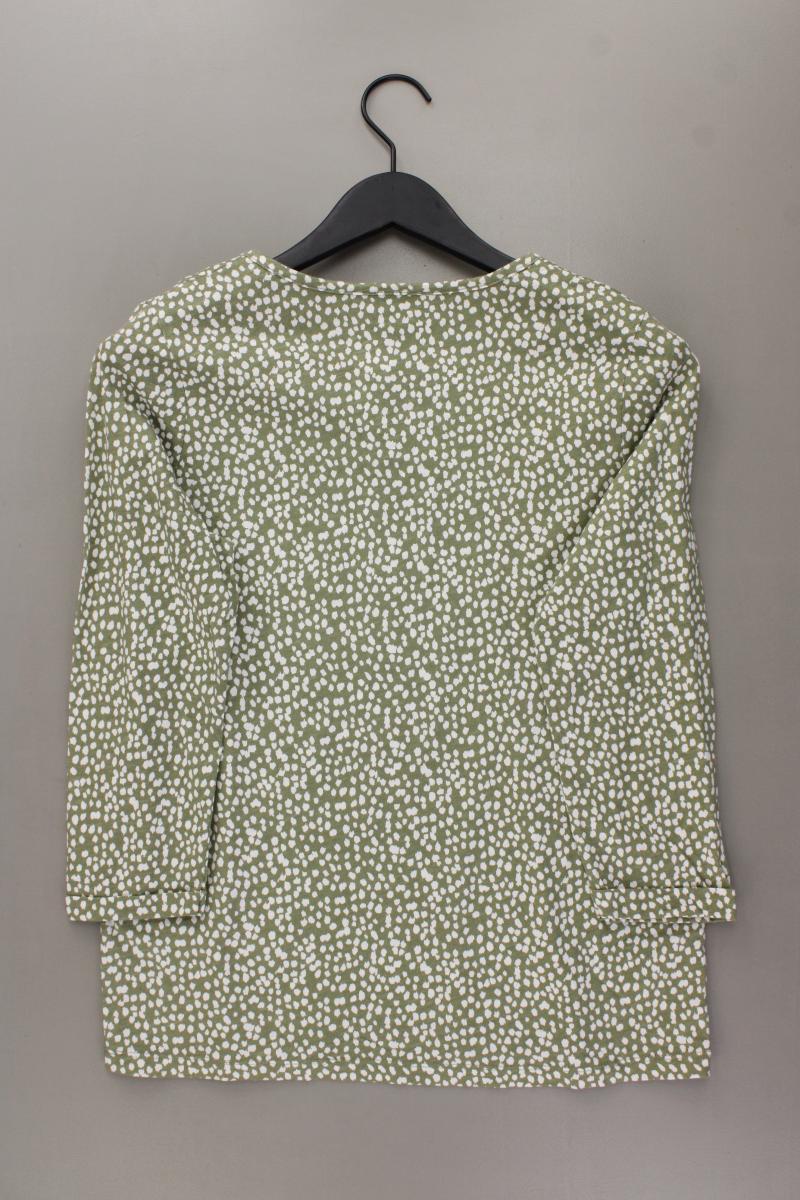 Sure Shirt mit V-Ausschnitt Gr. S 3/4 Ärmel grün