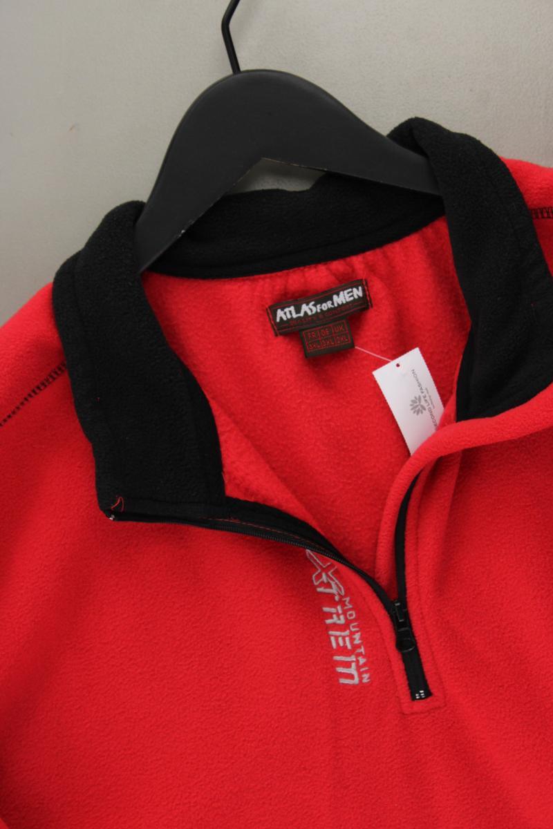 Atlas For Men Fleecepullover für Herren Gr. XXXL rot aus Polyester