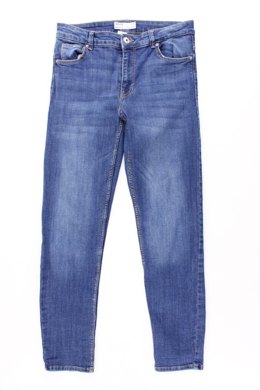 Bershka Skinny Jeans Gr. 40 blau aus Baumwolle