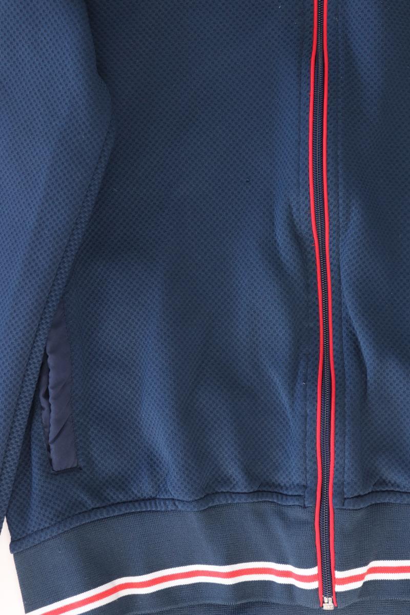 FILA Regular Strickjacke für Herren Gr. 54 Langarm blau aus Polyester