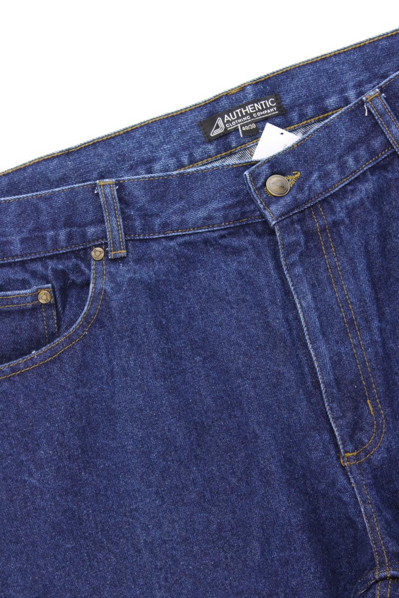 Authentic Straight Jeans für Herren Gr. W40/L30 blau aus Baumwolle