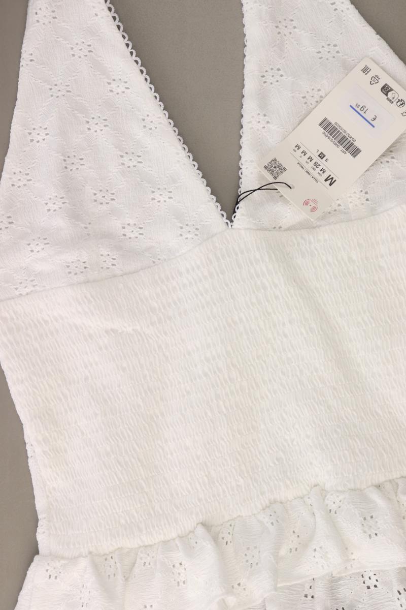Zara Neckholdertop Gr. M neu mit Etikett Neupreis: 19,95€! weiß