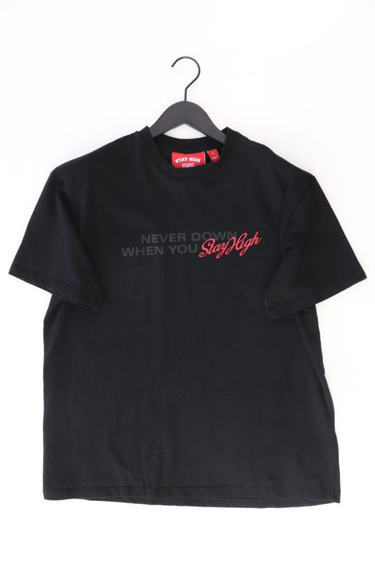 Snipes T-Shirt für Herren Gr. L Kurzarm schwarz aus Baumwolle