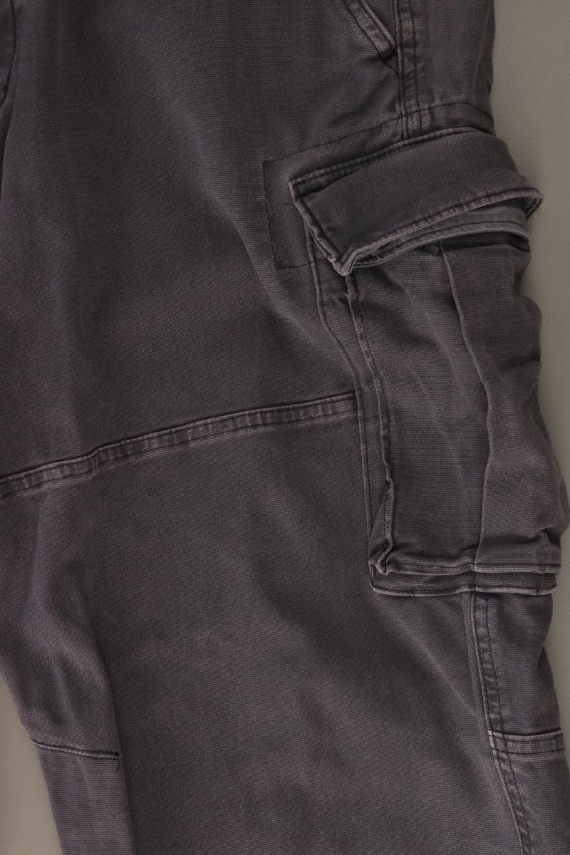 Abercrombie & Fitch Cargohose Gr. W34/L32 grau aus Baumwolle
