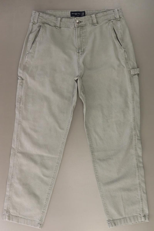Abercrombie & Fitch Hose Gr. W34/L32 grün aus Baumwolle