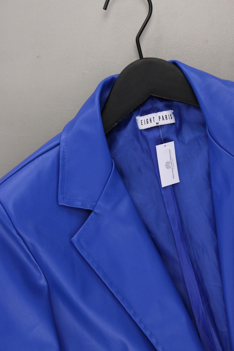 Eight Paris Kunstlederblazer Gr. M blau aus Polyester