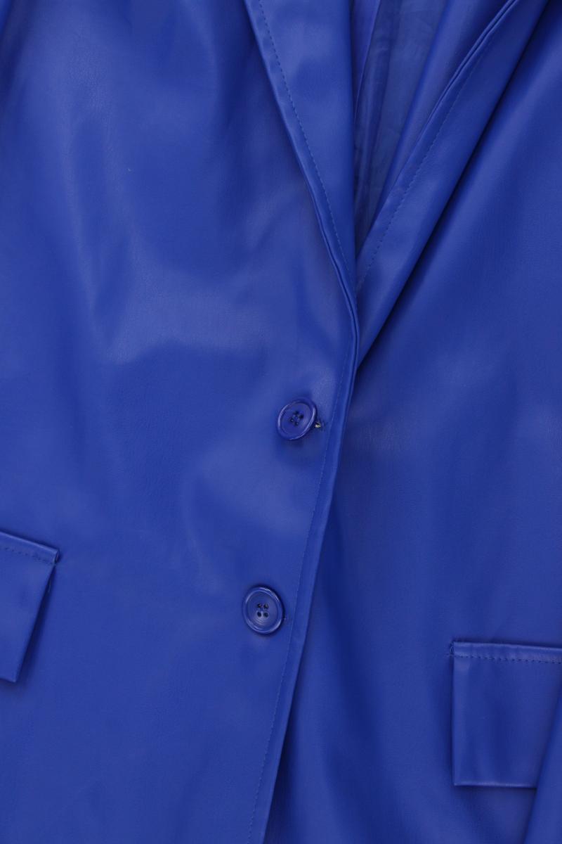 Eight Paris Kunstlederblazer Gr. M blau aus Polyester