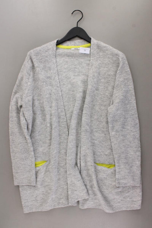 Cecil Strickjacke Gr. XXL neuwertig Langarm grau aus Polyacryl