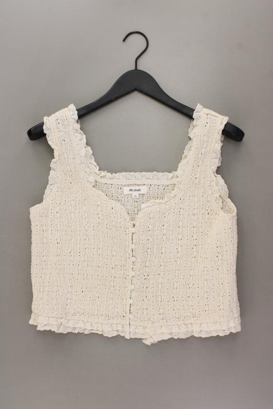 The Frolic Top Gr. 46 neuwertig creme aus Baumwolle