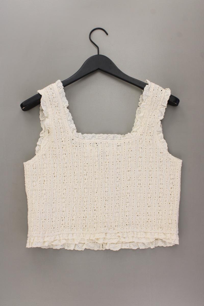 The Frolic Top Gr. 46 neuwertig creme aus Baumwolle