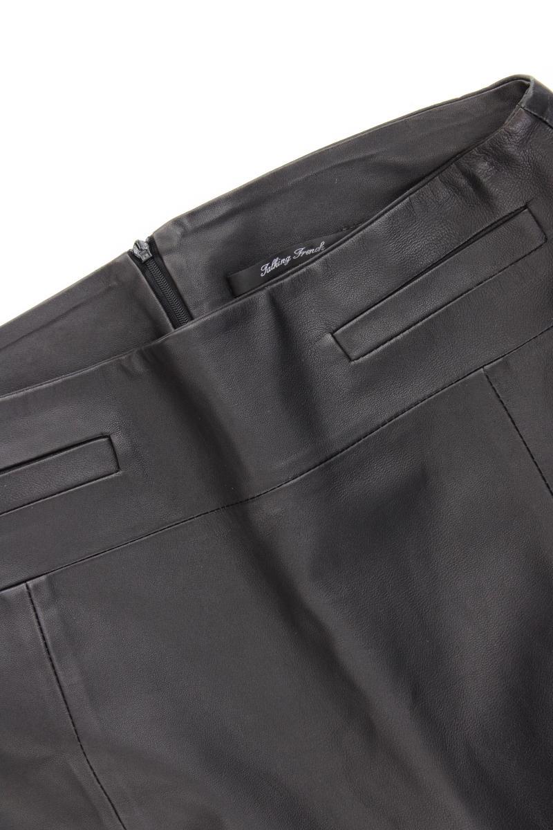 Talking French Vintage Lederrock Gr. 42 schwarz