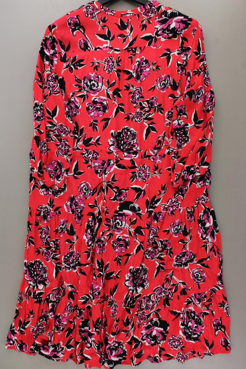 Viventy Bernd Berger Langarmkleid Gr. 44 mit Blumenmuster rot