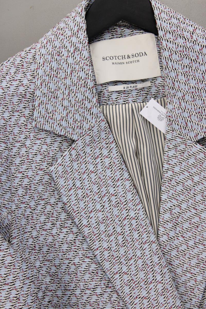 Scotch & Soda Regular Mantel Gr. XL blau aus Polyester