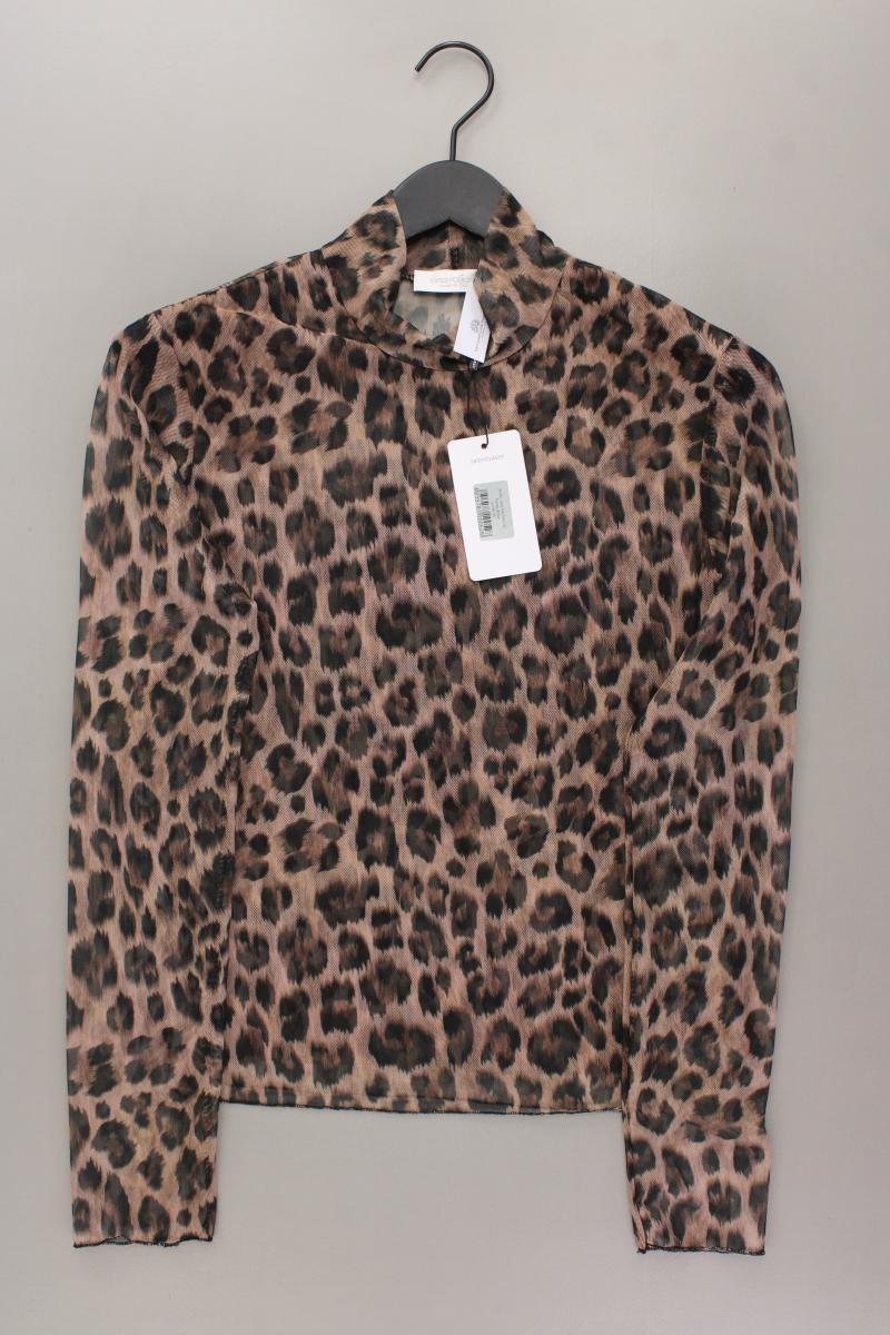 SassyClassy Mesh Langarmshirt Gr. XL mit Tierdruck neu mit Etikett braun