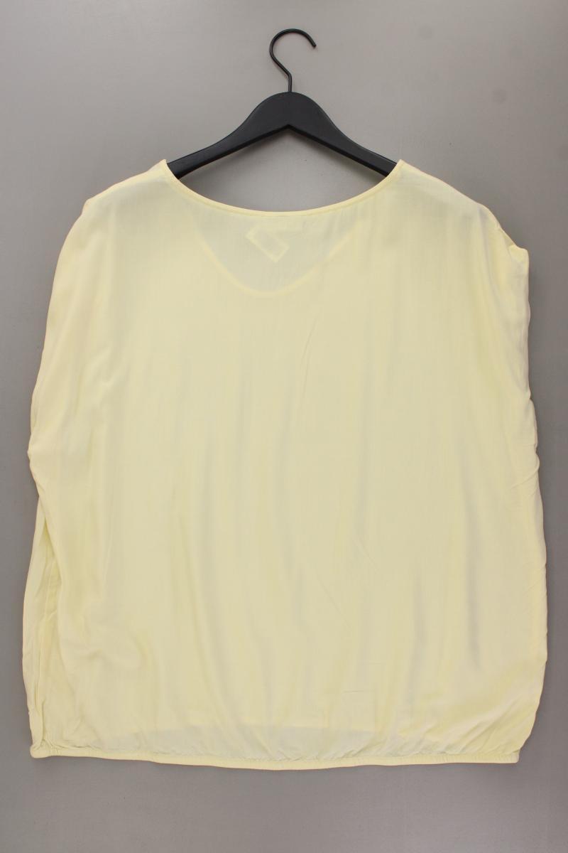 Street One Kurzarmbluse Gr. 46 neuwertig gelb