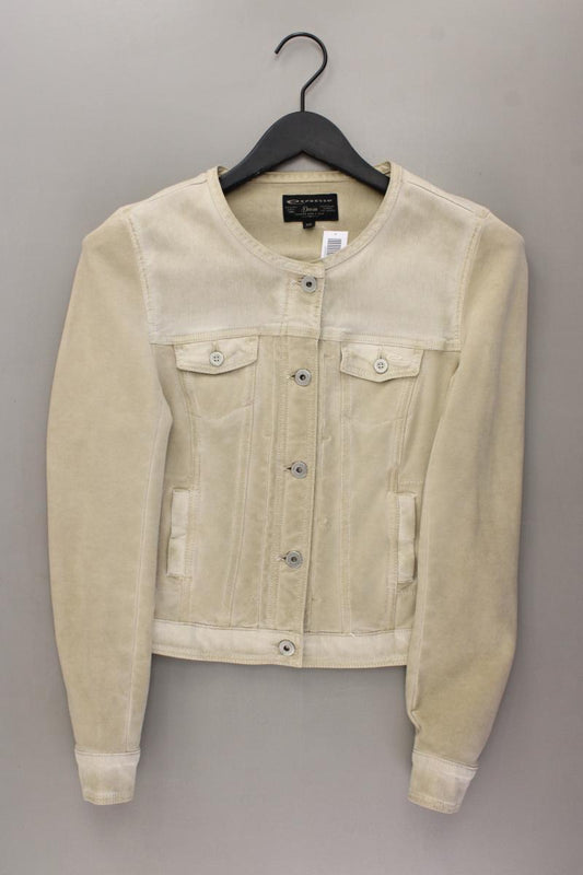 Expresso Übergangsjacke Gr. 38 braun aus Baumwolle