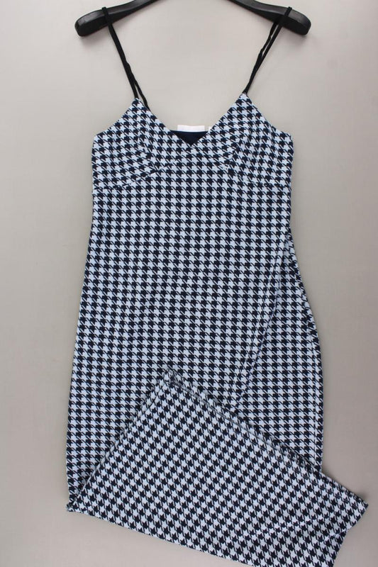 EDITED Trägerkleid Gr. 40 hahnentritt blau aus Viskose