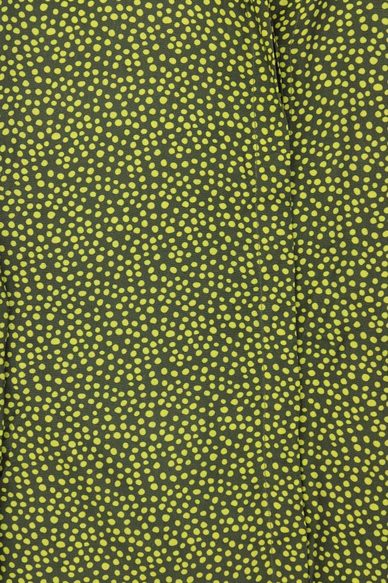 Geisha Langarmbluse Gr. 38 gepunktet neuwertig grün aus Viskose