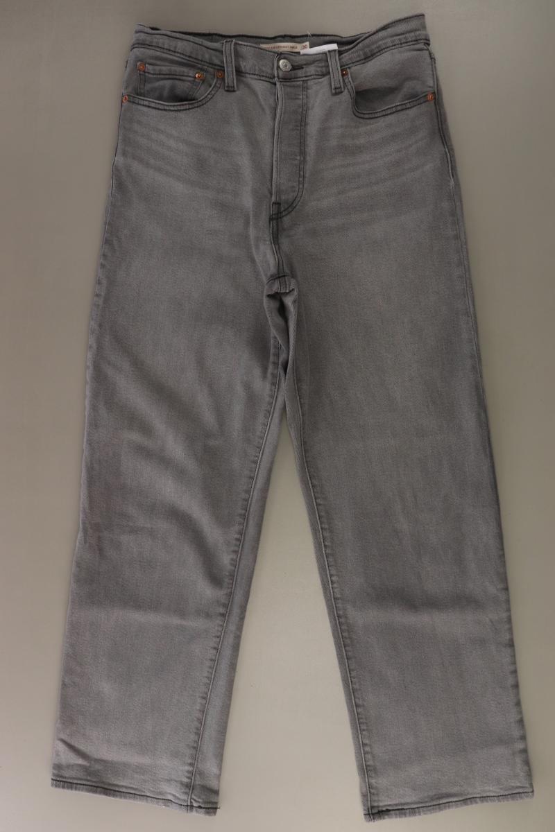 Levi's Ribcage Straight Ankle Jeans Gr. W30/L29 grau aus Baumwolle