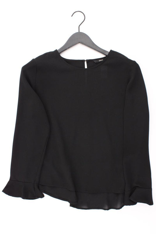 Only Bluse Gr. 38 Langarm schwarz aus Polyester