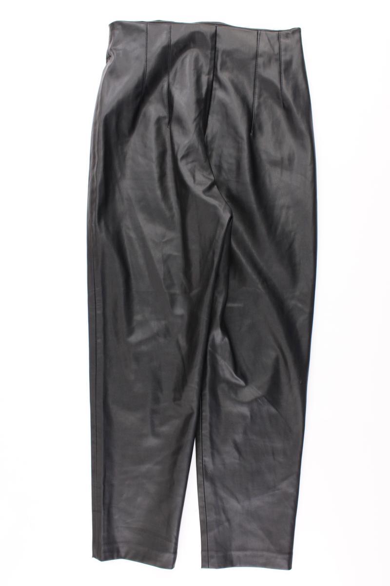 Zara Kunstlederhose Gr. M schwarz aus Polyurethan