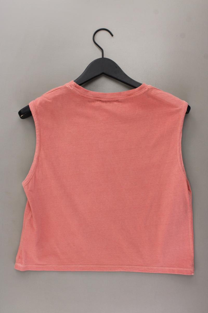 Zara Crop Top Gr. L rosa aus Baumwolle