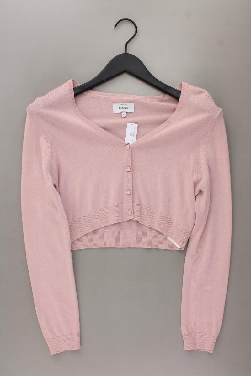 Only Bolero Jäckchen Gr. S Langarm rosa aus Viskose
