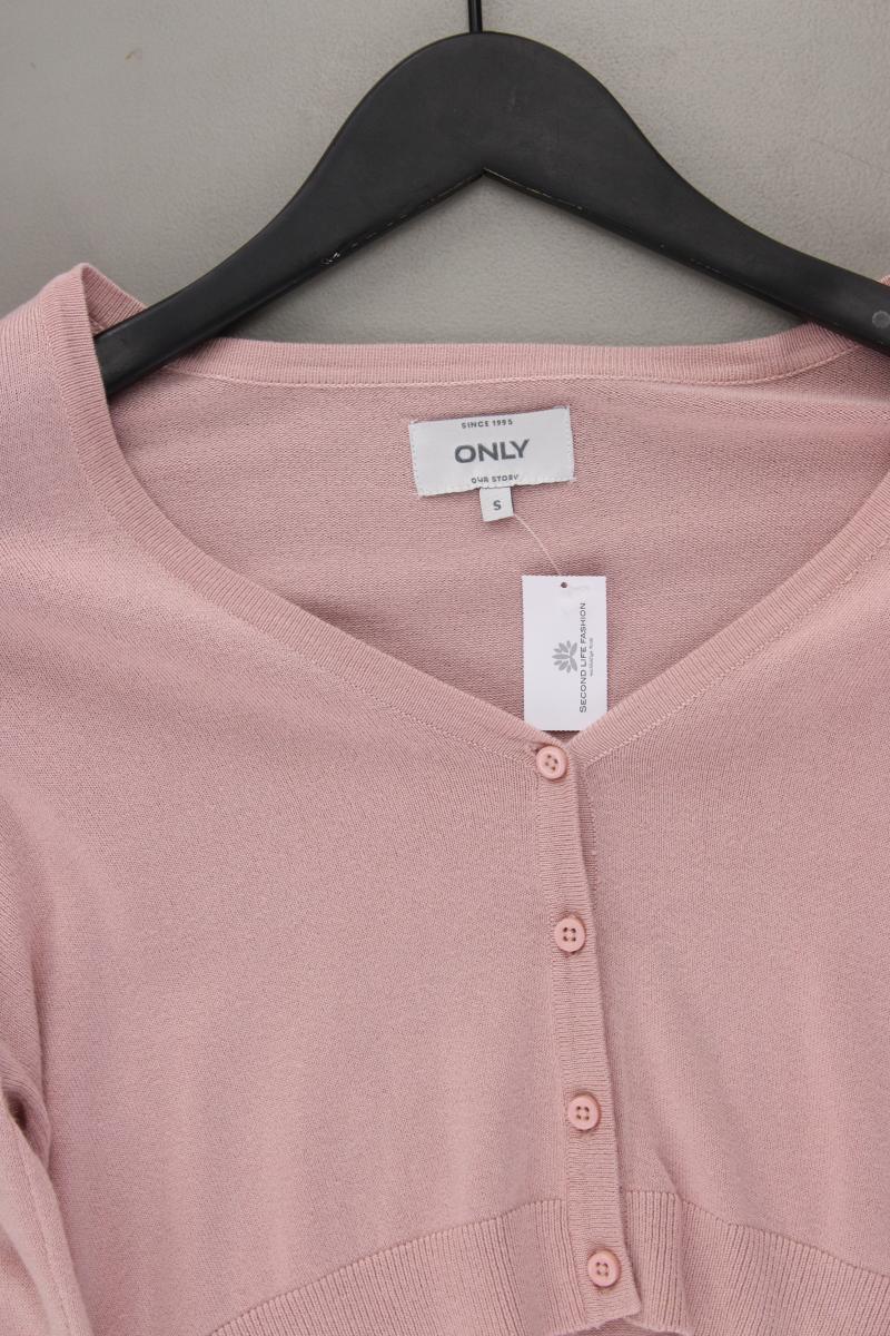 Only Bolero Jäckchen Gr. S Langarm rosa aus Viskose