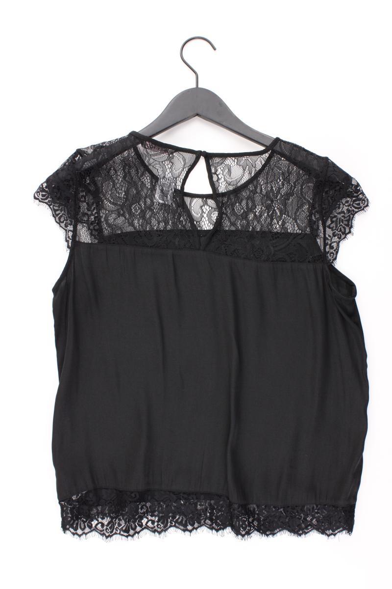 Only Bluse Gr. 38 Kurzarm schwarz aus Polyester