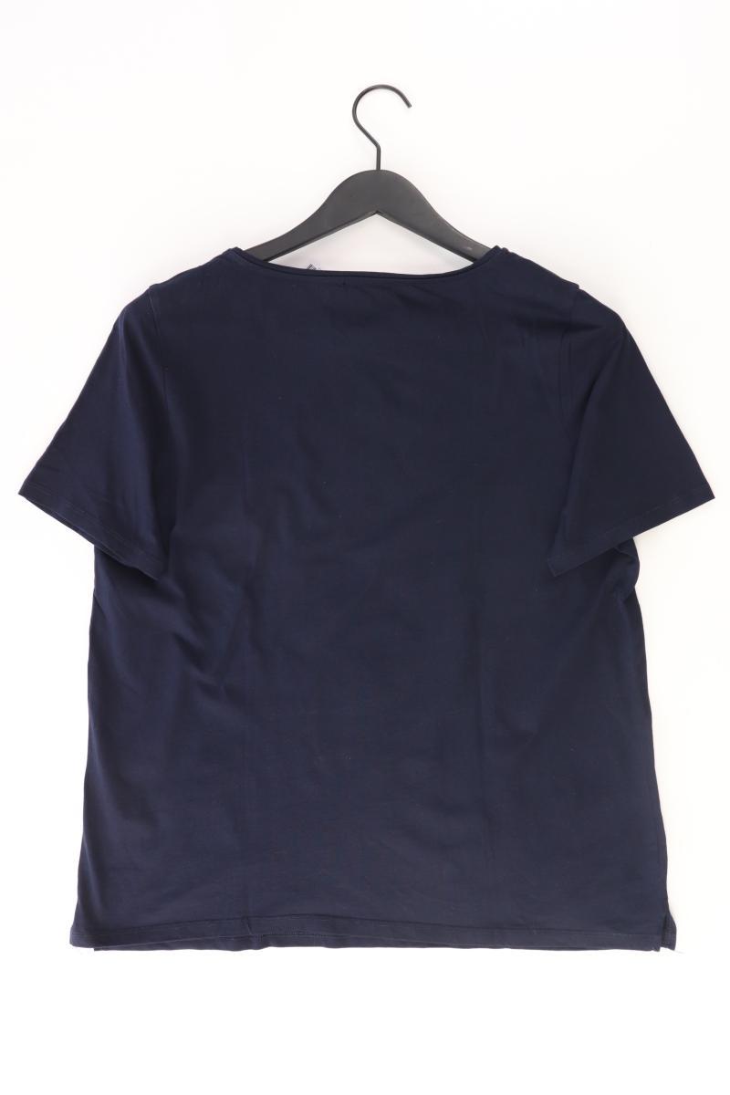 Street One Printshirt Gr. 42 Kurzarm blau