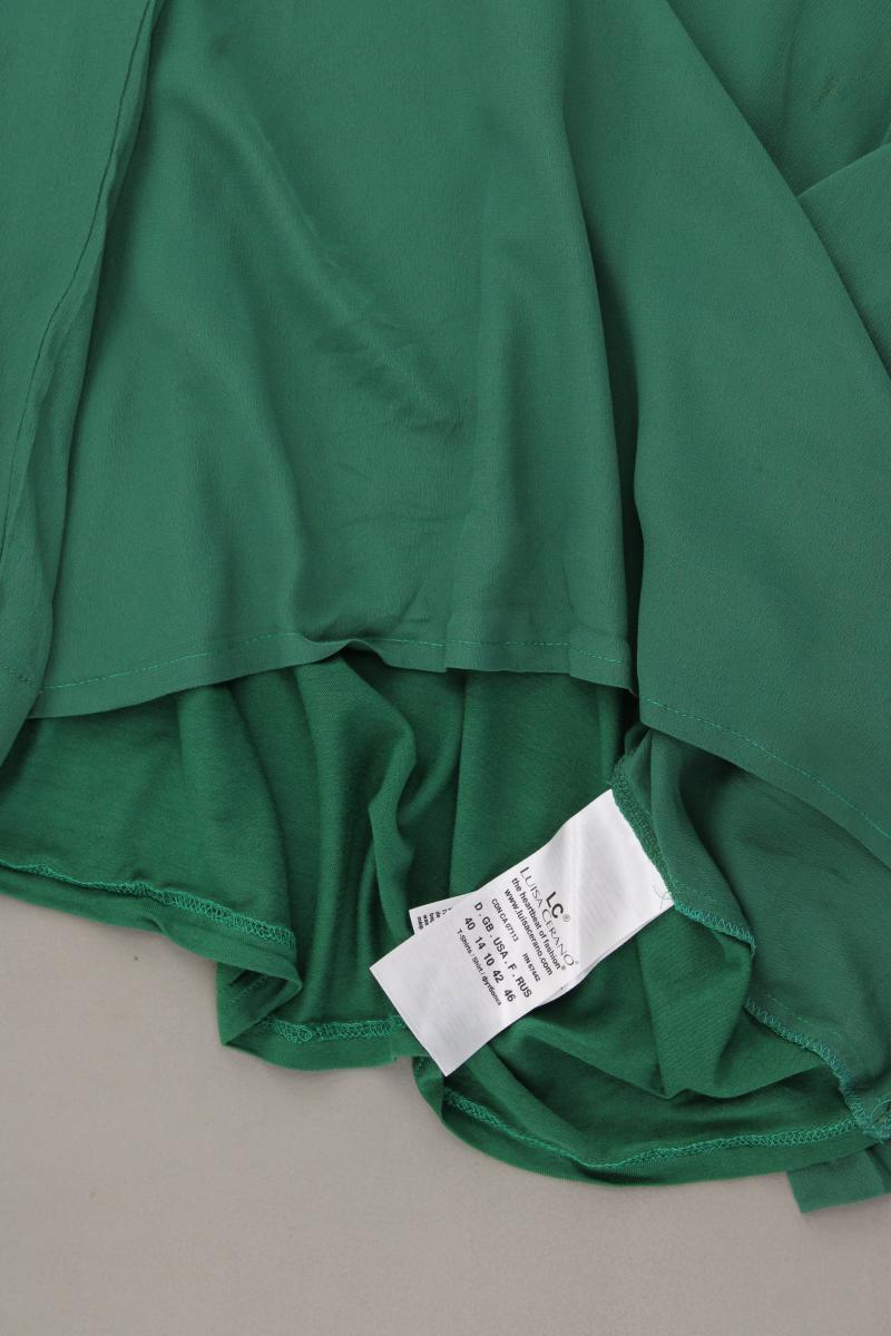 Luisa Cerano Langarmbluse Gr. 40 grün aus Acetat