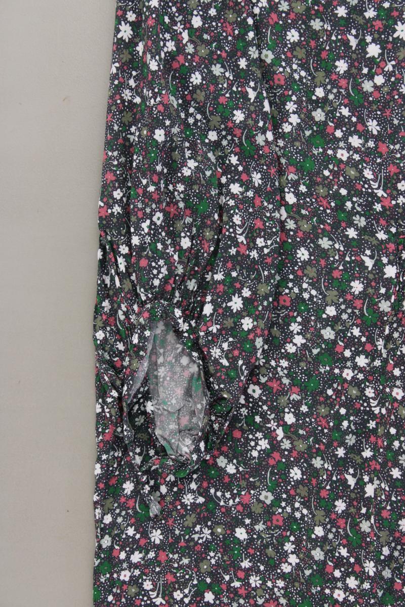 Marc O'Polo Midikleid Gr. 40 mit Blumenmuster 3/4 Ärmel mehrfarbig