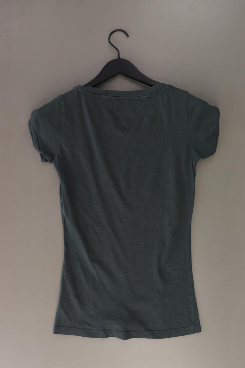 Hilfiger Denim Printshirt Gr. S Kurzarm olivgrün aus Baumwolle