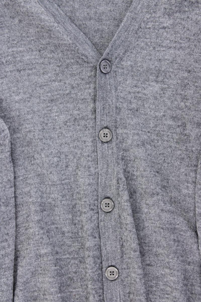 Christian Berg Cardigan mit Wolle für Herren Gr. XL Langarm grau