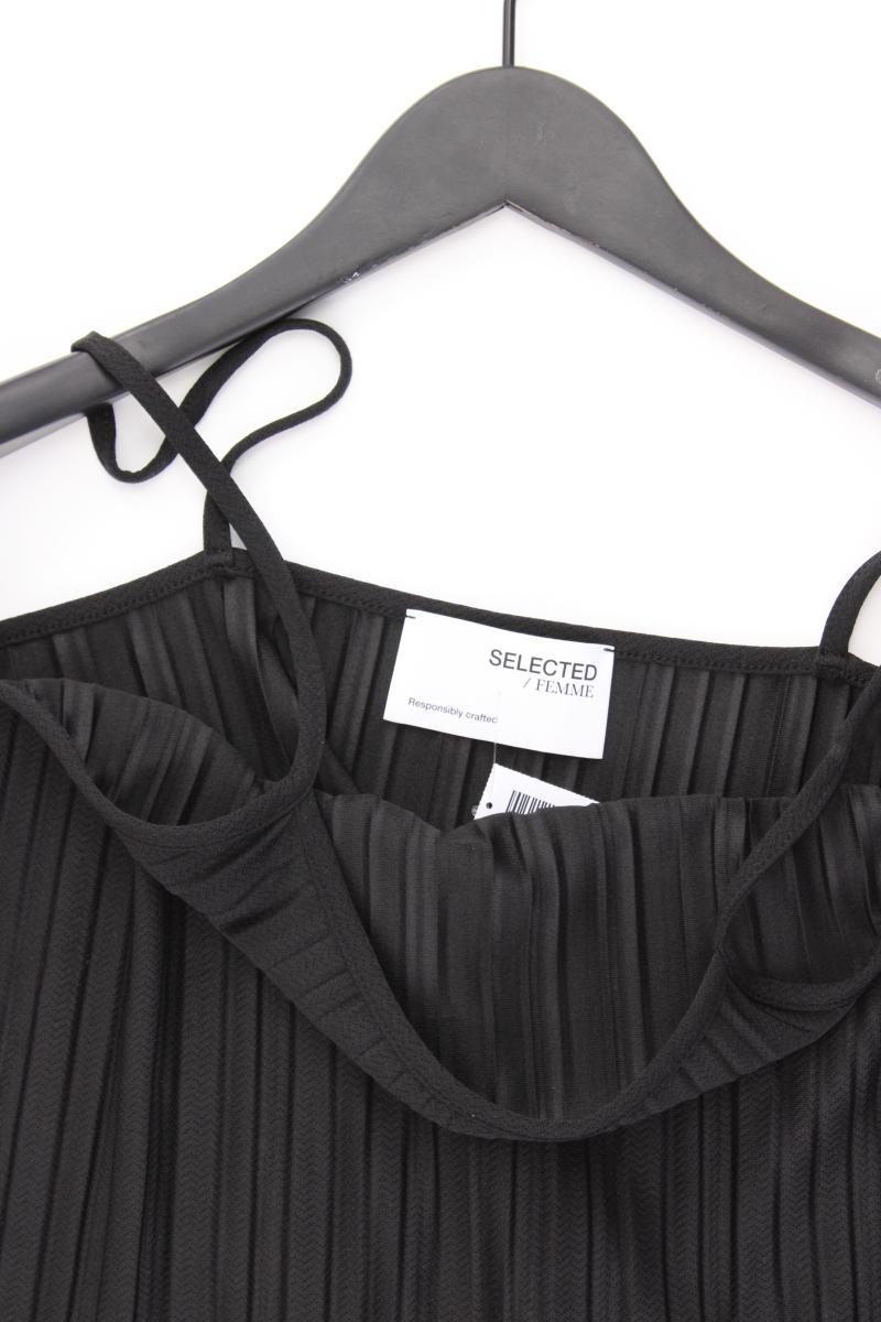 Selected Femme Spaghetti-Top Gr. M schwarz aus Polyester