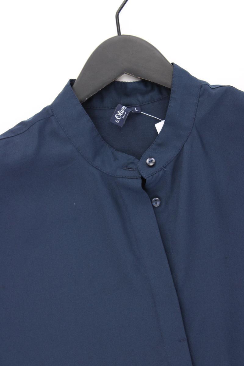 s.Oliver Kurzarmbluse Gr. L blau