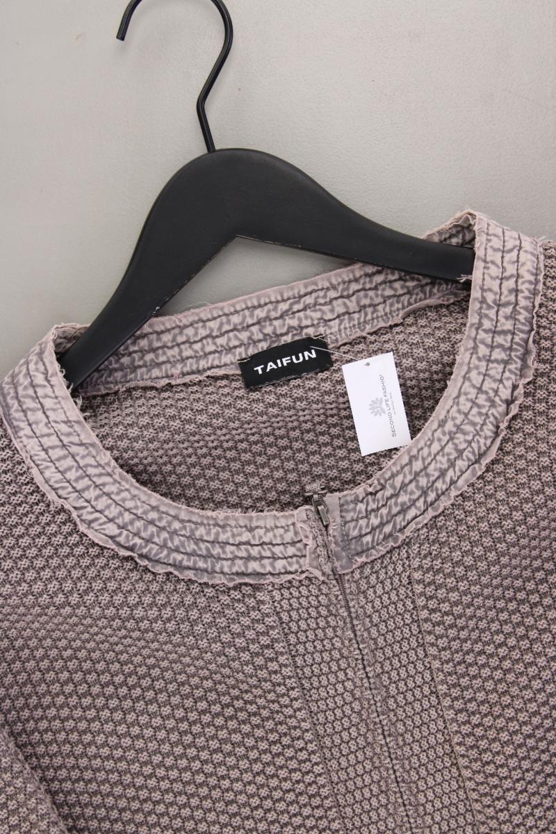 Taifun Strickjacke Gr. 44 Langarm braun