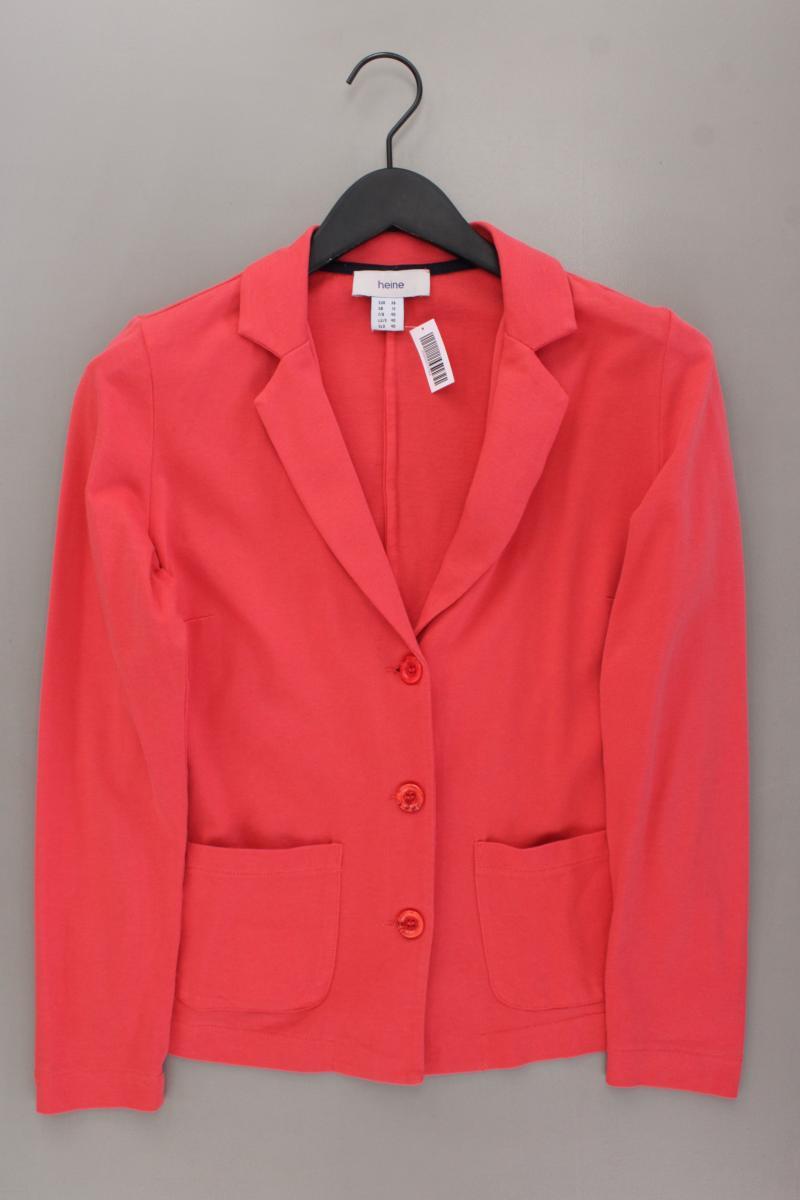 Heine Classic Blazer Gr. 38 rot aus Baumwolle