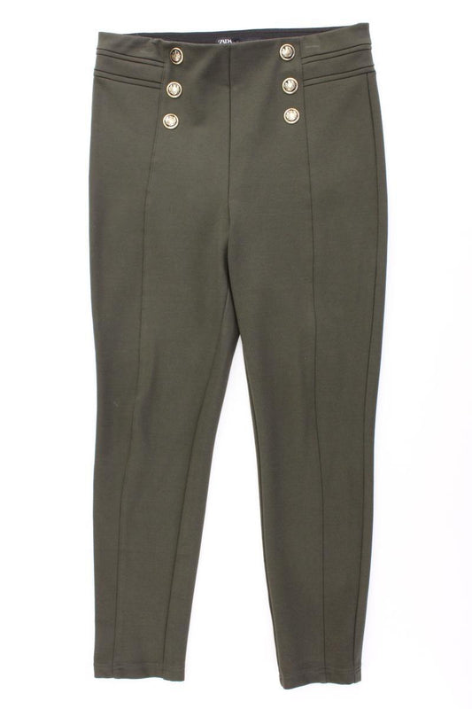 Zara Stretchhose Gr. L olivgrün