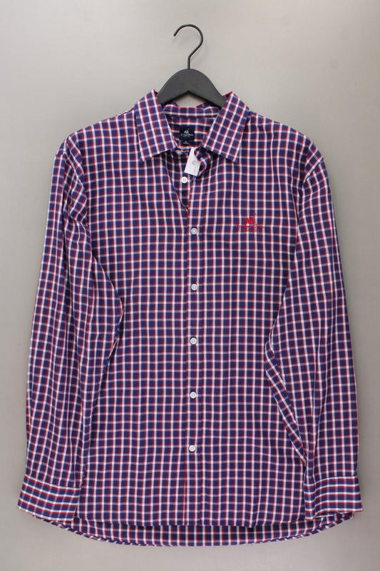 Polo Club Karohemd für Herren Gr. Hemdgröße 43/44 kariert Langarm mehrfarbig