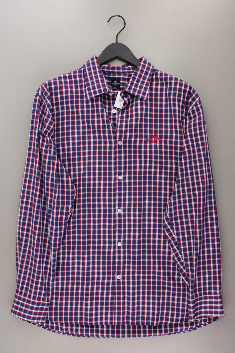 Polo Club Karohemd für Herren Gr. Hemdgröße 43/44 kariert Langarm mehrfarbig