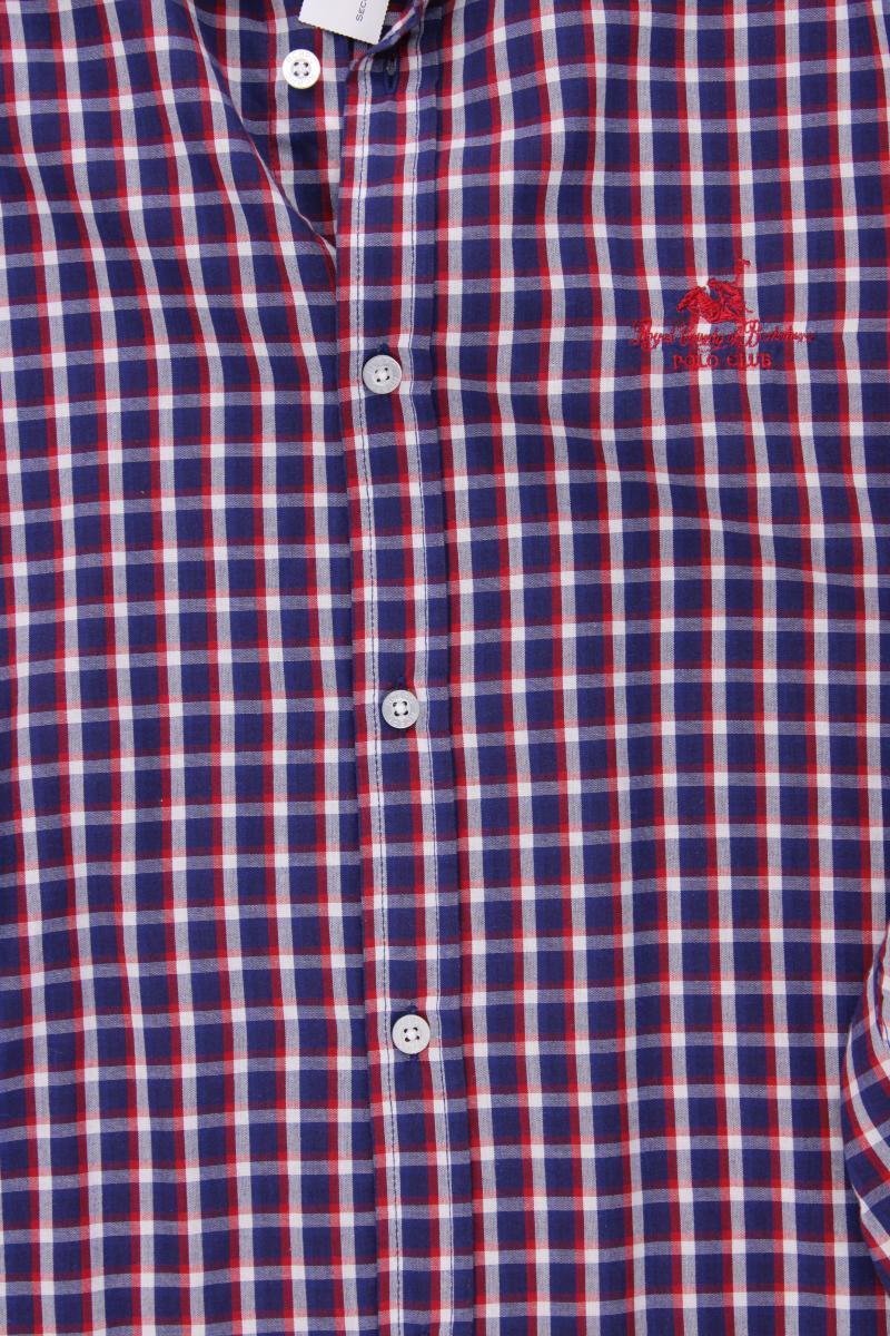 Polo Club Karohemd für Herren Gr. Hemdgröße 43/44 kariert Langarm mehrfarbig