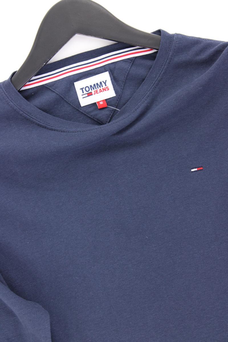 Tommy Jeans Longsleeve-Shirt für Herren Gr. M Langarm blau aus Baumwolle
