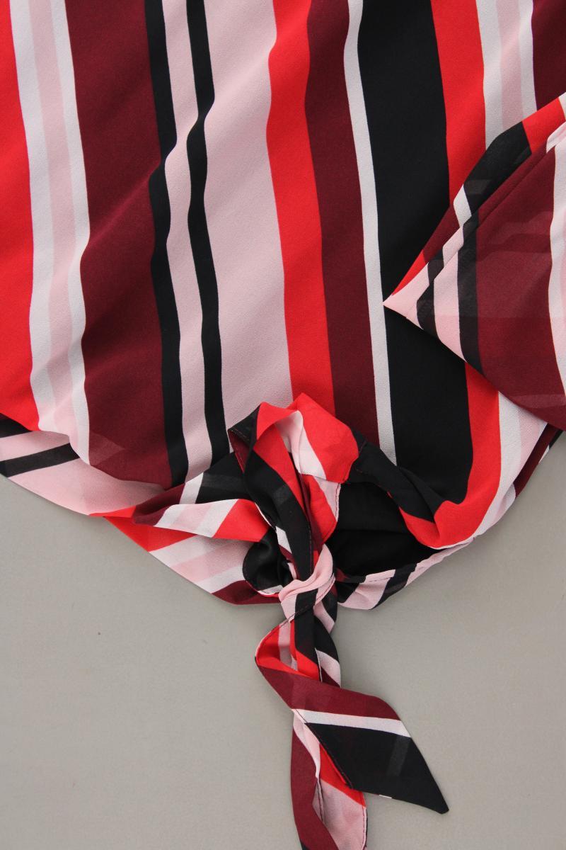 s.Oliver Chiffonbluse Gr. 38 gestreift Langarm mehrfarbig aus Polyester