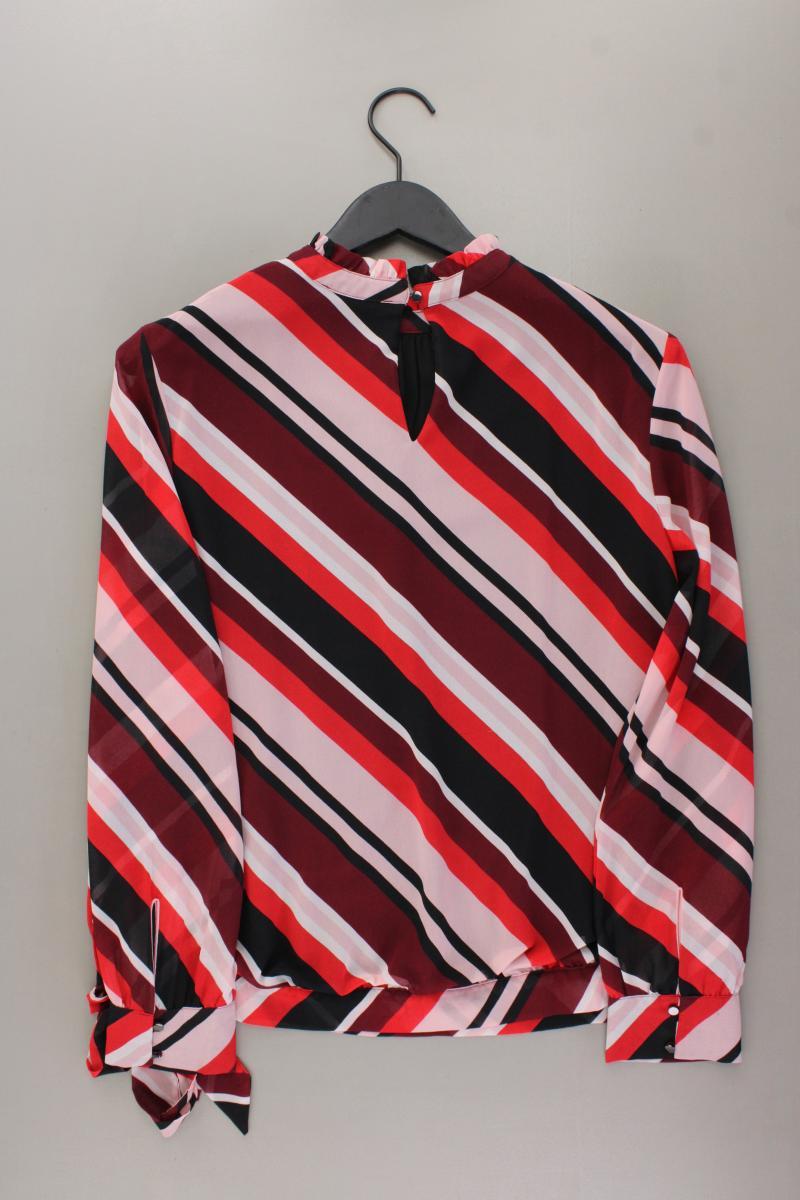 s.Oliver Chiffonbluse Gr. 38 gestreift Langarm mehrfarbig aus Polyester