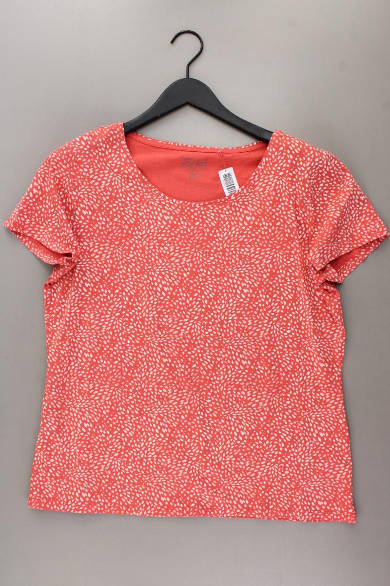 Esprit Printshirt Gr. XXL Kurzarm orange