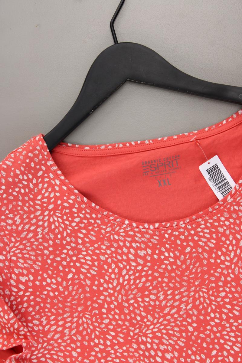 Esprit Printshirt Gr. XXL Kurzarm orange