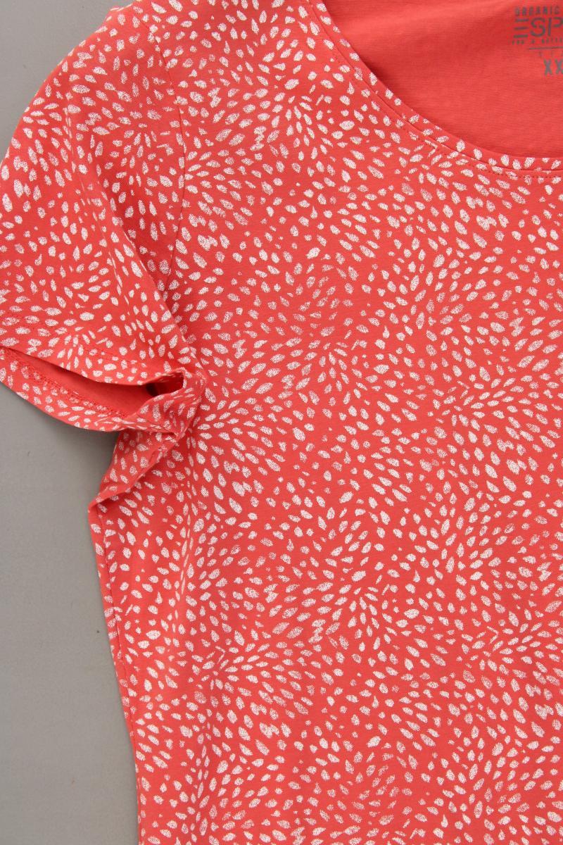 Esprit Printshirt Gr. XXL Kurzarm orange