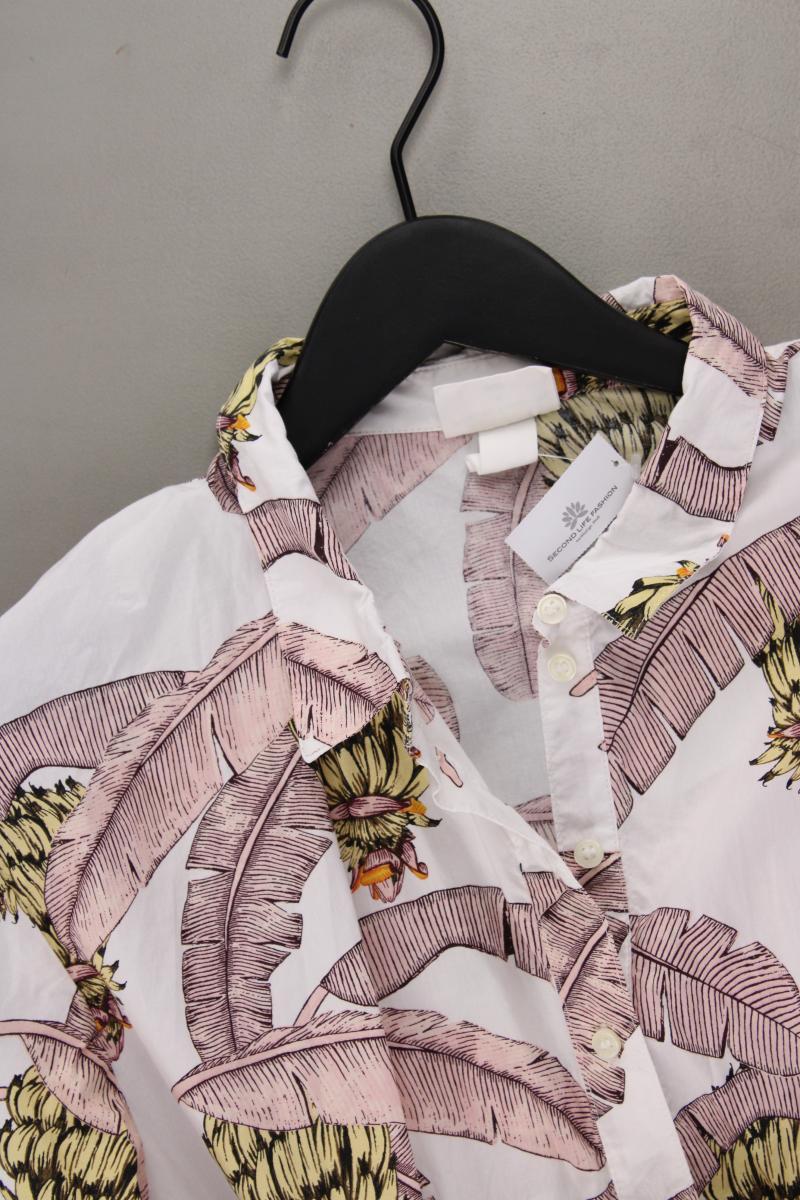 Desmond & Dempsey x H&M Blusenkleid Gr. 40 Langarm mehrfarbig aus Baumwolle