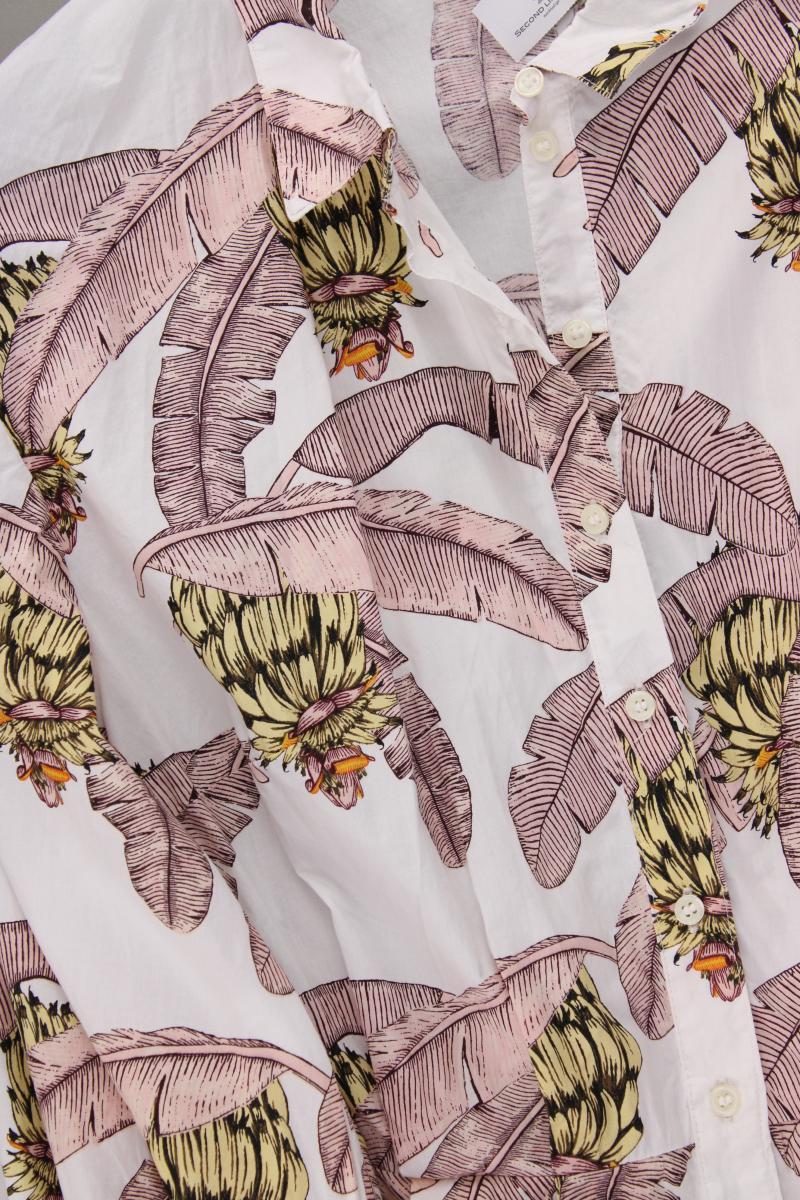 Desmond & Dempsey x H&M Blusenkleid Gr. 40 Langarm mehrfarbig aus Baumwolle